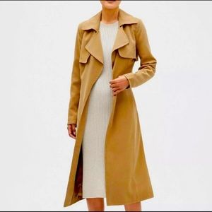 NWT Banana Republic Long Soft Trench Coat